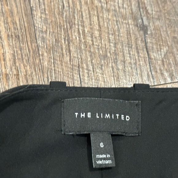 The Limited Pencil Skirt Size 6 Black Back Split Women’s - Picture 3 of 6